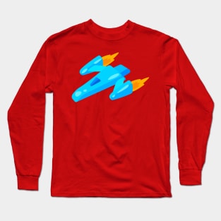 Glaxy Spaceship Long Sleeve T-Shirt